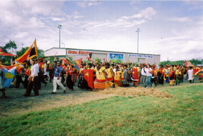 Parade of the Nations Through Cairns, Australia of mostly Indigenous friends of Israel as Part of  Bethany Gate APPA 2006