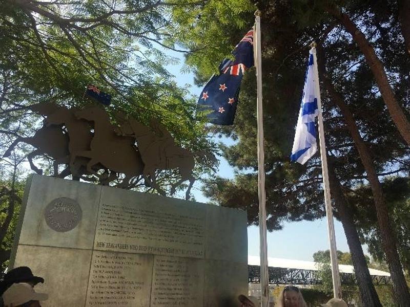 Statute to NZ mounted Rifles at Ness Ziona photo by Barbara Miller